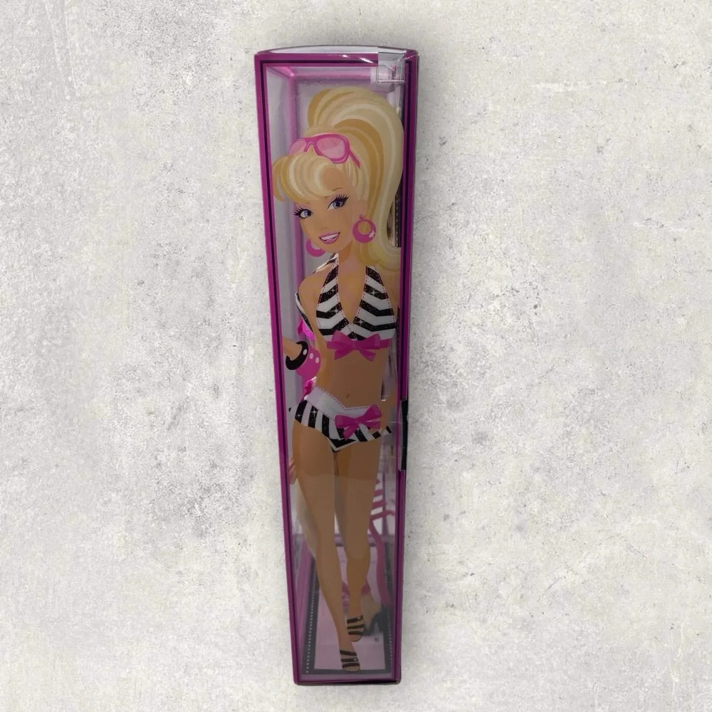 Mattel Celebration Barbie Then and Now 1959-2009 With Accessories Toy Doll NIB - Picture 4 of 5